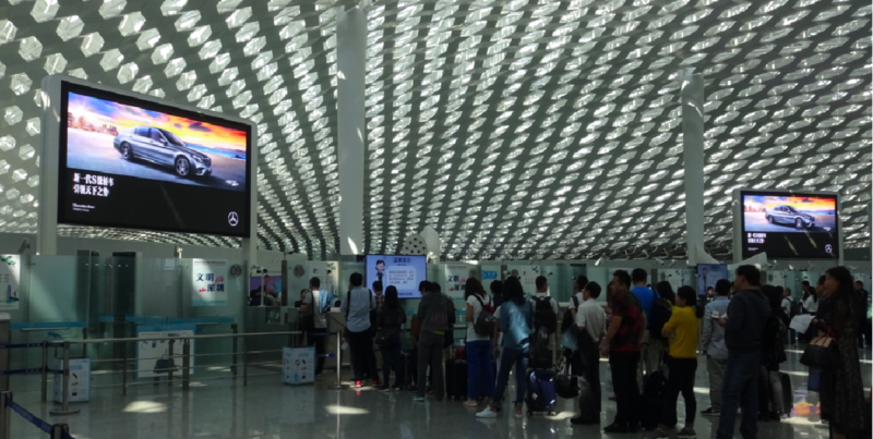 广州机场LED广告